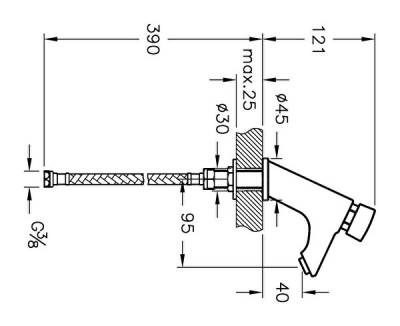 Artema Aquatouch Zaman Ayarlı Lavabo Bataryası A47059 Krom - 3