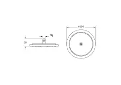 VitrA Origin Cl Duş Başlığı - Soft Bakır A4579429 - 2