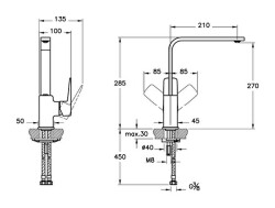 Artema Root Square Eviye Bataryası A4275336 Mat Siyah - 2