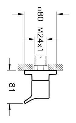 VitrA Memorıa Ankastre Stop Valf A41454 Sıva Üstü Grubu - Krom - 2